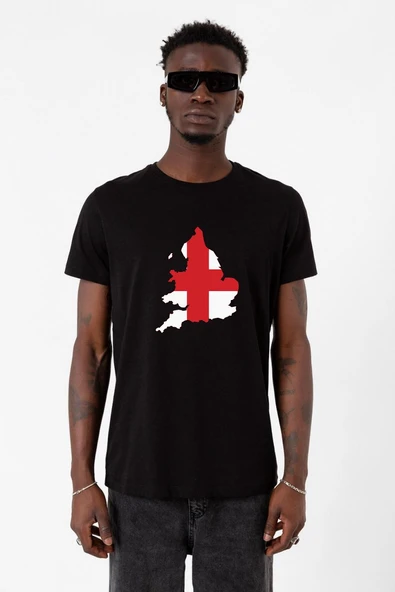 Euro 24 England Siyah Erkek Tshirt ürün görseli 1