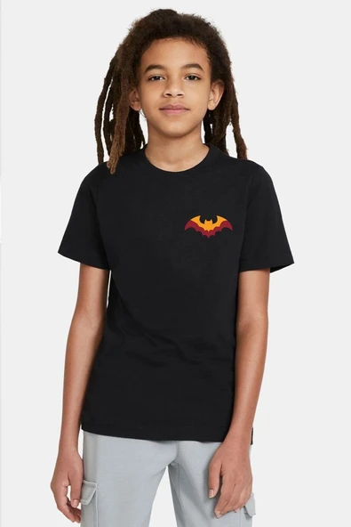 Sarı Kırmızı Batsman Siyah Çocuk Tshirt ürün görseli 1