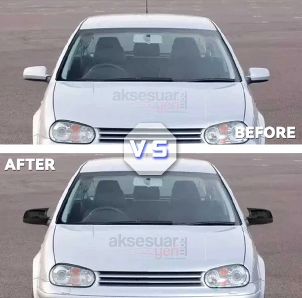 Volkswagen Golf 4 1997-2003 Yarasa / Batman Ayna Kapağı ürün görseli 1