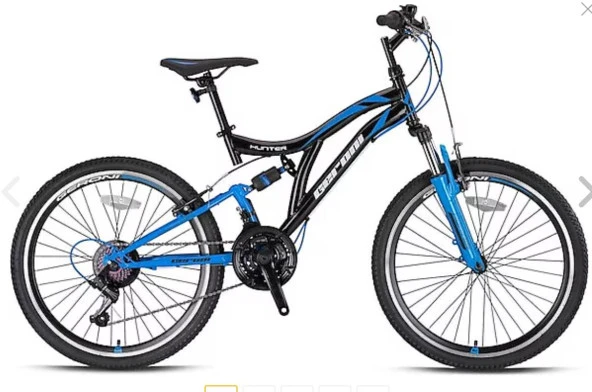 Geroni HUNTER - 26" MTB - 21 VİTES - V.B. - SİYAH-MAVİ/BEYAZ ürün görseli 1