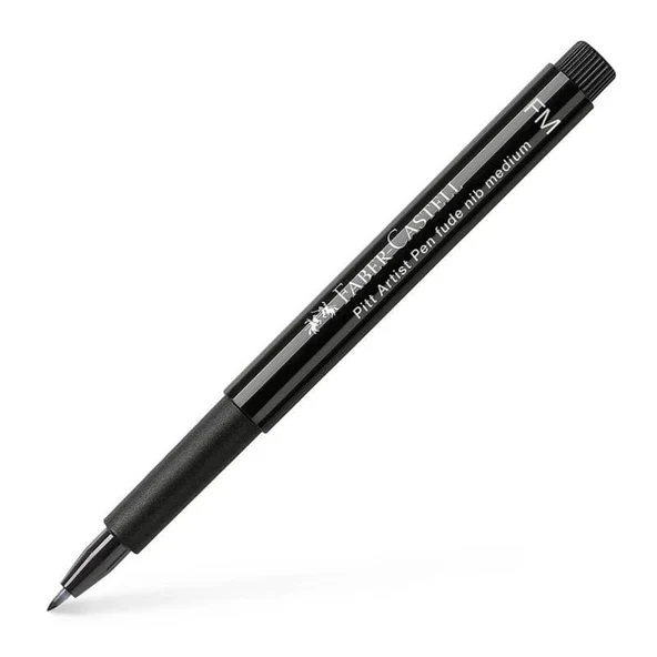 Faber Castell Pitt Artist Pen Fude Nib Medium 199 Black 167894 ürün görseli 1