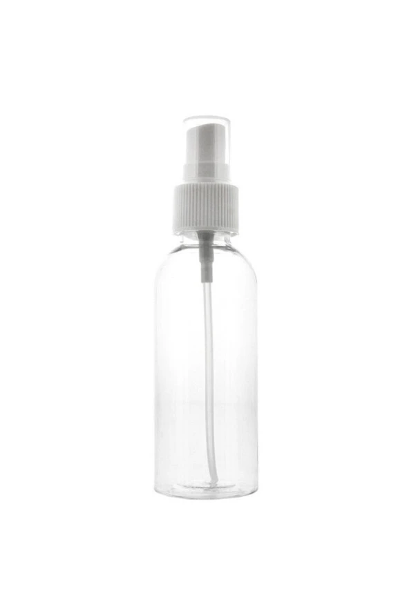 100 Adet 50 ml Sprey Kapaklı Dezenfektan ve Kolonya Boş Şişesi ürün görseli 1