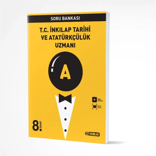 8. Sınıf T.C. İnkılap Tarihi ve Atatürkçülük Uzmanı Soru Bankası Hız Yayınları ürün görseli 1