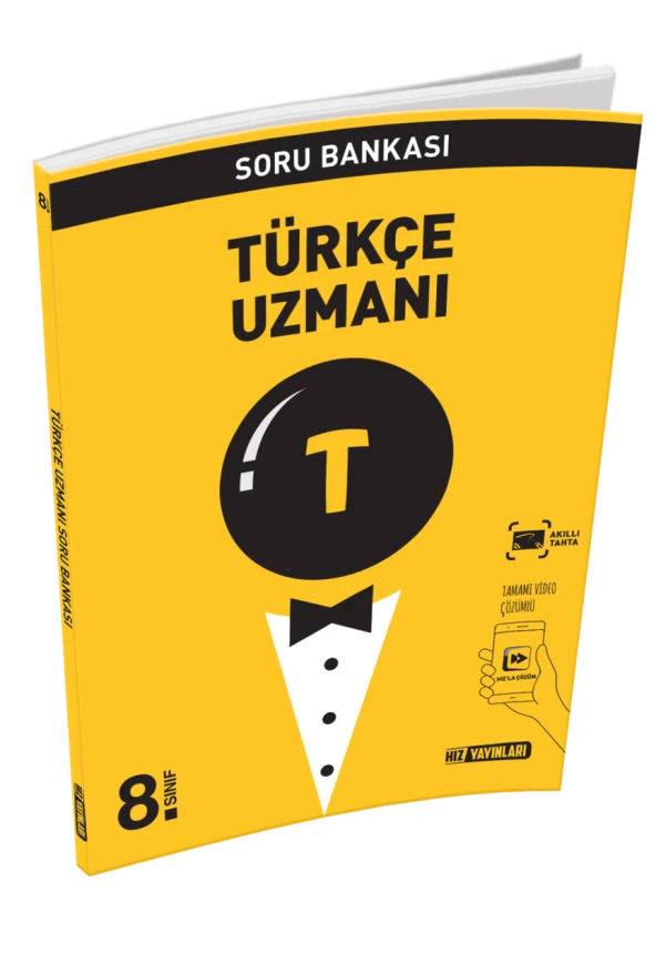 8. Sınıf Türkçe Uzmanı Soru Bankası Hız Yayınları ürün görseli 1