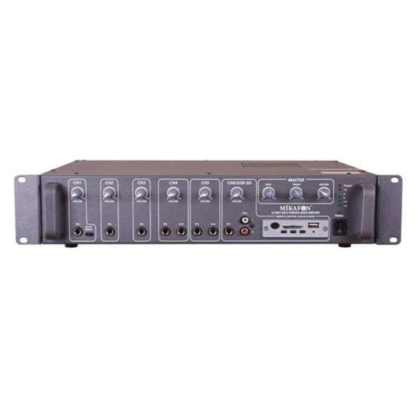 Mikafon B5631 - 300 Watt 6 Kanal 4 ohm 100V Amfili Mikser ürün görseli 1