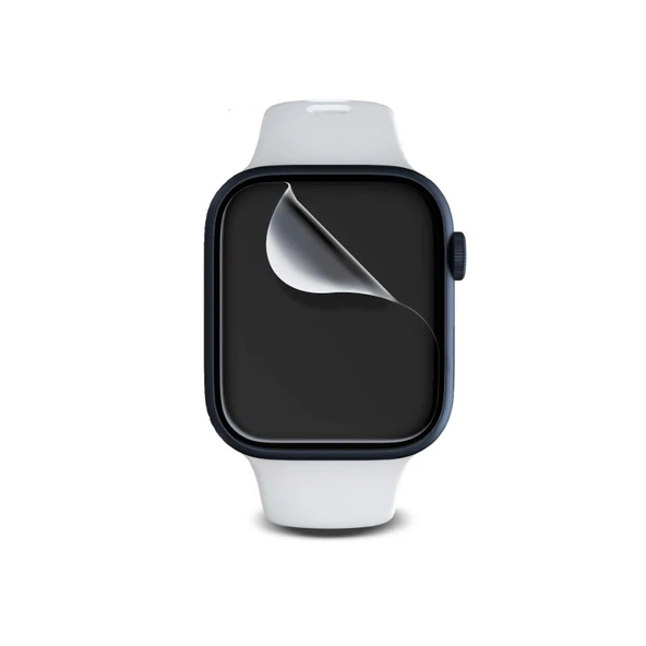 Apple Watch 9 45mm Uyumlu 3 Adet  Parmak izi bırakmaz MAT Ekran Koruyucu Nano Jelatin ürün görseli 1
