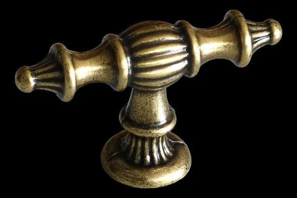 Mobilya Çekmece Mutfak Dolabı Dolap Kulpları Kapak Kulpu Kulb Metal Düğme Antik Sarı Kulp ürün görseli 1