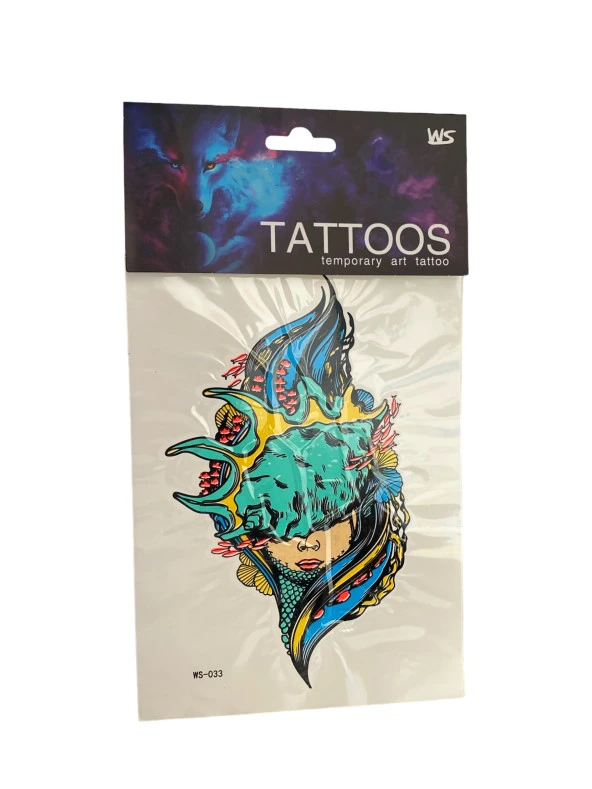 Tattoos Ws-033 Sırt Dövmesi ürün görseli 1