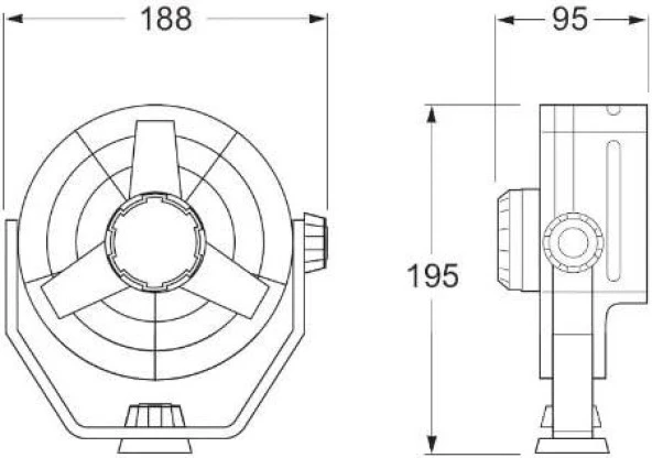 Hella Turbo Marin Vantilatör 12v - Resim 3