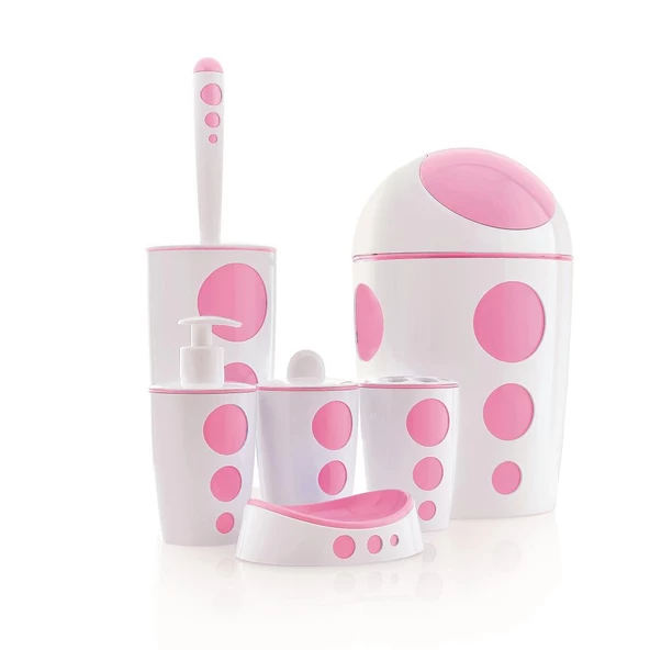 FLORA PUNTO BANYO SETİ 6 PARÇA F378 - Resim 4