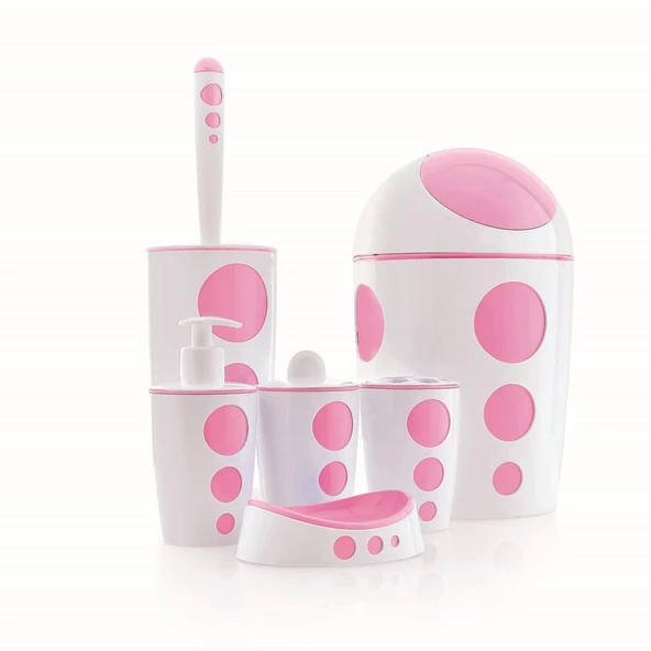 FLORA PUNTO BANYO SETİ 6 PARÇA F378 - Resim 8