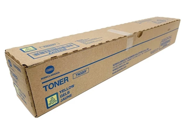 Minolta TN-328Y Yellow Sarı Orjinal Fotokopi Toneri Bizhup C250İ-300İ-360İ 28.000 Sayfa ürün görseli 1
