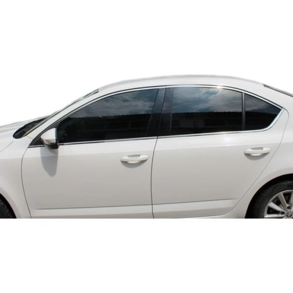 Skoda Octavia A7 Krom Cam Çerçevesi 2013 Üzeri ürün görseli 1