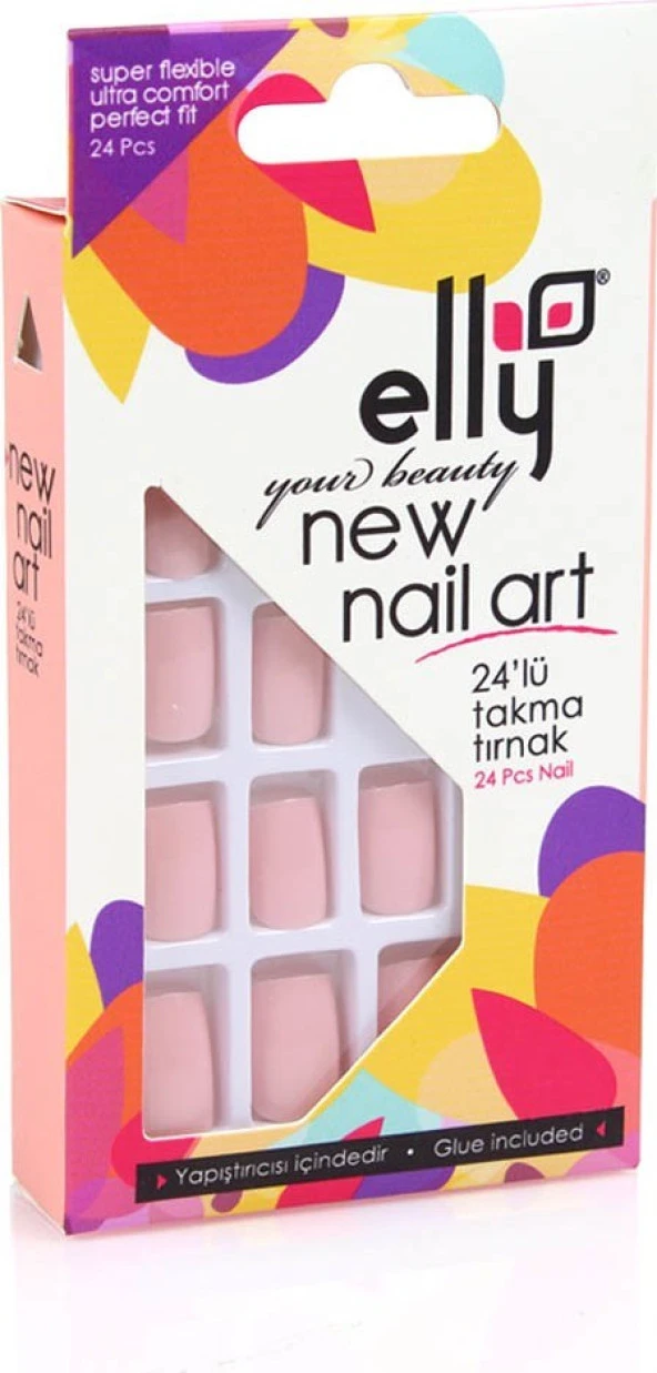 Elly Pembe Takma Tırnak -65 ürün görseli 1