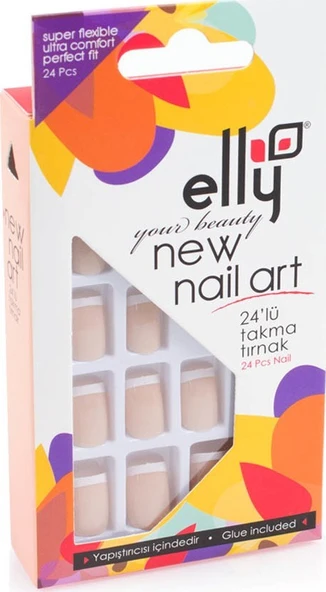 Elly French Takma Tırnak -73 ürün görseli 1