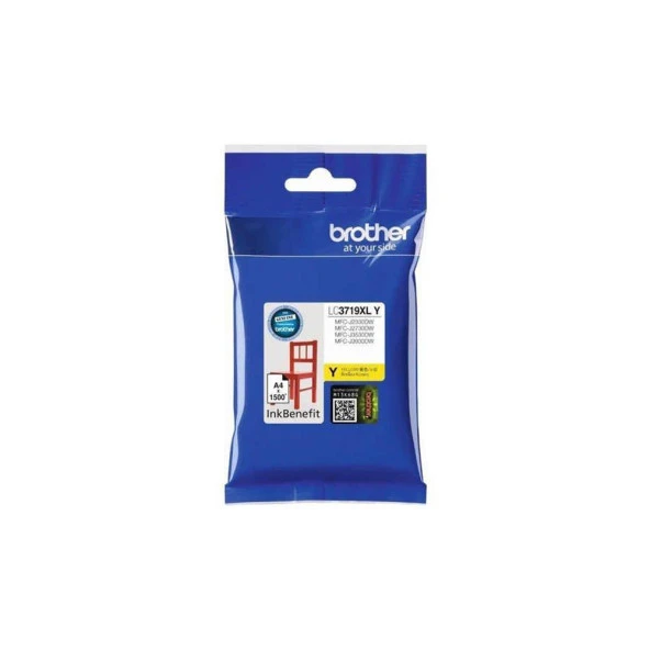 Brother LC3719XLY Yellow Sarı 1.500 Sayfa Kartuş MFC-J3930DW ürün görseli 1