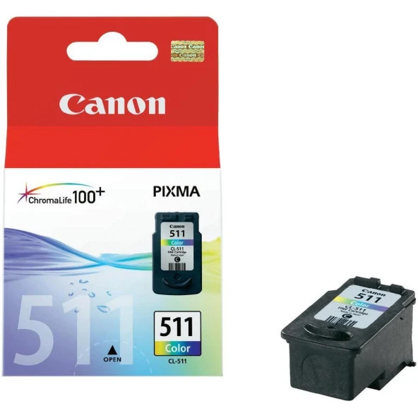 Canon CL-511 Renkli Kartuş MX320-330-340-350-360-410 MP230-235-240-250 IP2700 ürün görseli 1