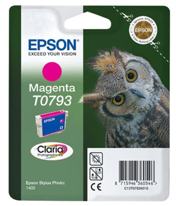 Epson 1400-P50 Magenta Kırmızı Mürekkep Kartuş T07934020 ürün görseli 1