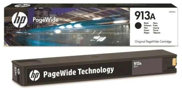HP 913A Black Siyah Pagewide Kartuş L0R95AE ürün görseli 1