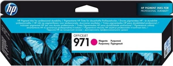 HP 971 Magenta Kırmızı 3.000 Sayfa Kartuş CN623A ürün görseli 1