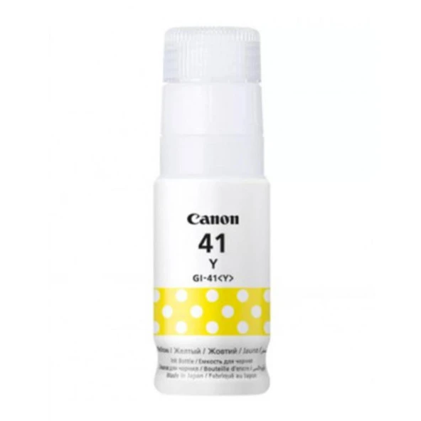 Canon GI-41Y Yellow Sarı Şişe Mürekkep  G2420-G3420-G3430-G4470-G3470-G3480 ürün görseli 1