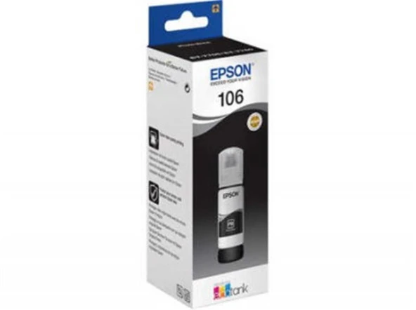 Epson 106 Photo Black Foto Siyah Şişe Mürekkep T00R140 L7160-7180 ürün görseli 1