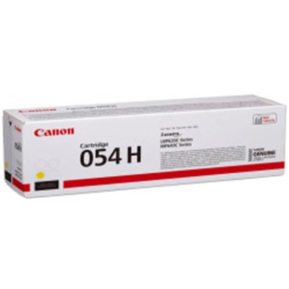 Canon CRG-054H Y Yellow Sarı Yüksek Kapasiteli Toner MF645 ürün görseli 1