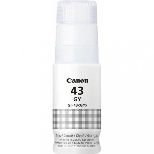 Canon GI-43GY Gray Griı Şişe Mürekkep G540-G640 ürün görseli 1
