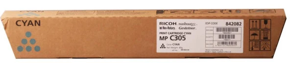 Ricoh MP C305 Cyan Mavi Orjinal Fotokopi Toneri MP C305SP-305SPF 4.000 Sayfa ürün görseli 1