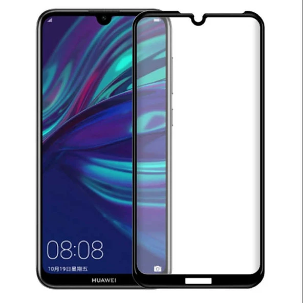 Huawei Y6S 2019  Kenarları Kırılmaya Dayanıklı Cam Ekran Koruyucu ürün görseli 1
