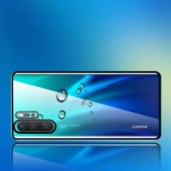 Huawei P30 Pro  5D Arka Cam Koruyucu - Resim 4