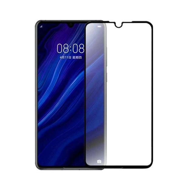 Huawei P30  Kenarları Kırılmaya Dayanıklı Cam Ekran Koruyucu ürün görseli 1