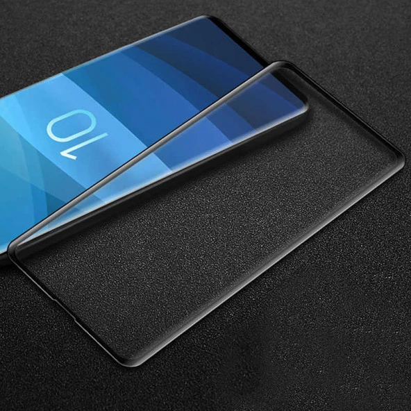 Galaxy S10E  Kenarları Kırılmaya Dayanıklı Cam Ekran Koruyucu ürün görseli 1
