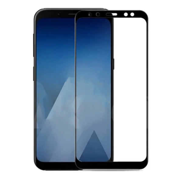 Galaxy A7 2018  Kenarları Kırılmaya Dayanıklı Cam Ekran Koruyucu ürün görseli 1