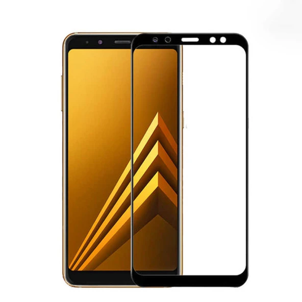Galaxy J4 Plus  Kenarları Kırılmaya Dayanıklı Cam Ekran Koruyucu ürün görseli 1