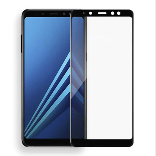 Galaxy J6 Plus  Kenarları Kırılmaya Dayanıklı Cam Ekran Koruyucu ürün görseli 1