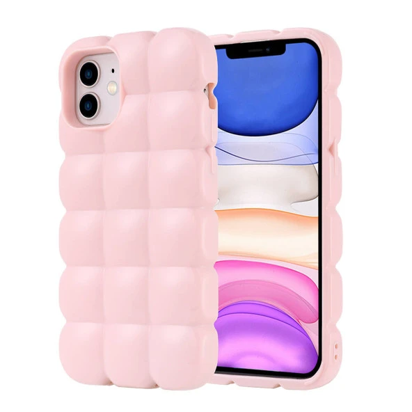 Apple iPhone 11 Kılıf Parlak Esnek Silikon  Dom Dom Kapak ürün görseli 1