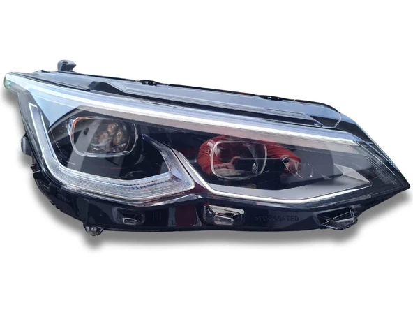 AUTOGP Vw golf 8 ön far lambası takımı full ledli krom 2020+ ürün görseli 1