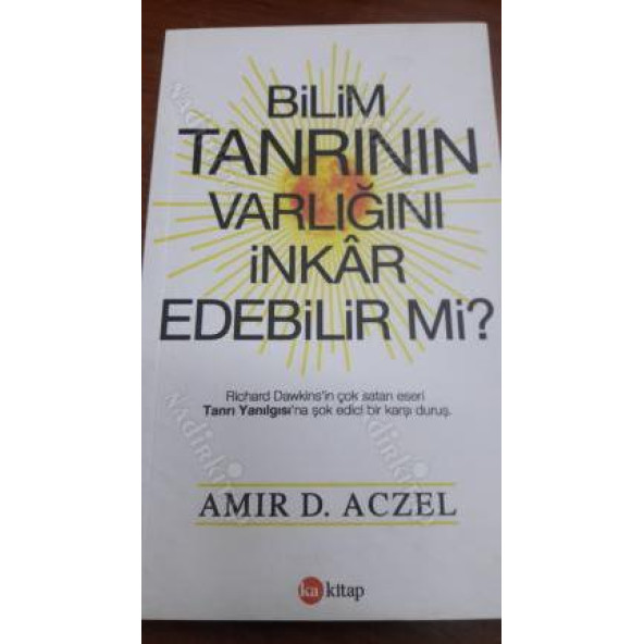 BİLİM TANRININ VARLIĞINI İNKAR EDEBİLİR Mİ ? AMIR D. ACZEL ürün görseli 1