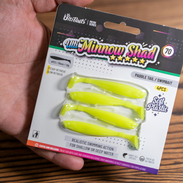 Ulti Baits Minnow Shad 70 - Resim 4