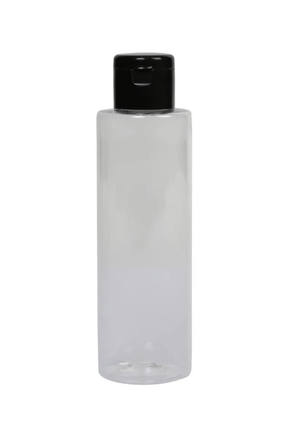 150ml - Siyah - Fliptop Kapaklı - Likit - Dezenfektan - Kolonya - 10 Adet ürün görseli 1