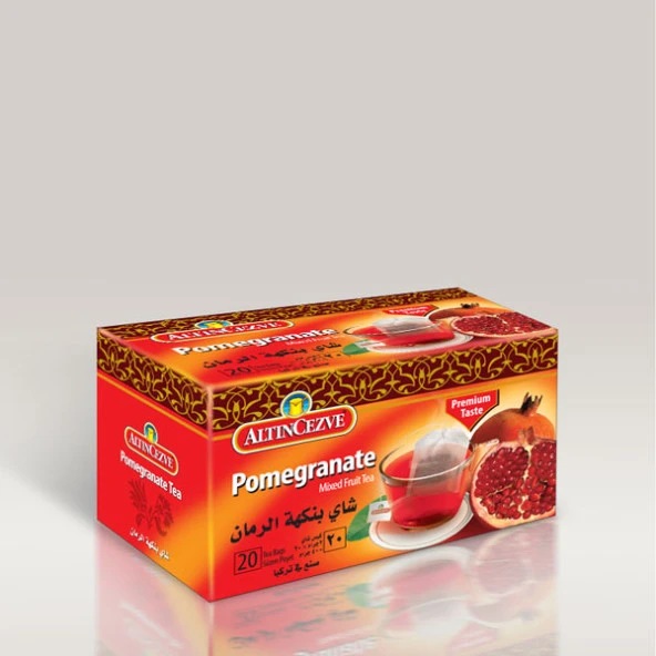 Altıncezve Pomegranate Nar Aromalı Süzen Poşet Çay 20'li ürün görseli 1
