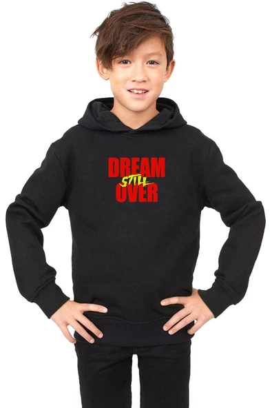 Dream Still Over Siyah Çocuk 3ip Kapşonlu ürün görseli 1