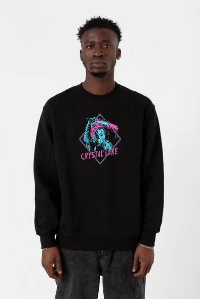Friday The 13th Crystal Lake Siyah Erkek 2ip Sweatshirt ürün görseli 1