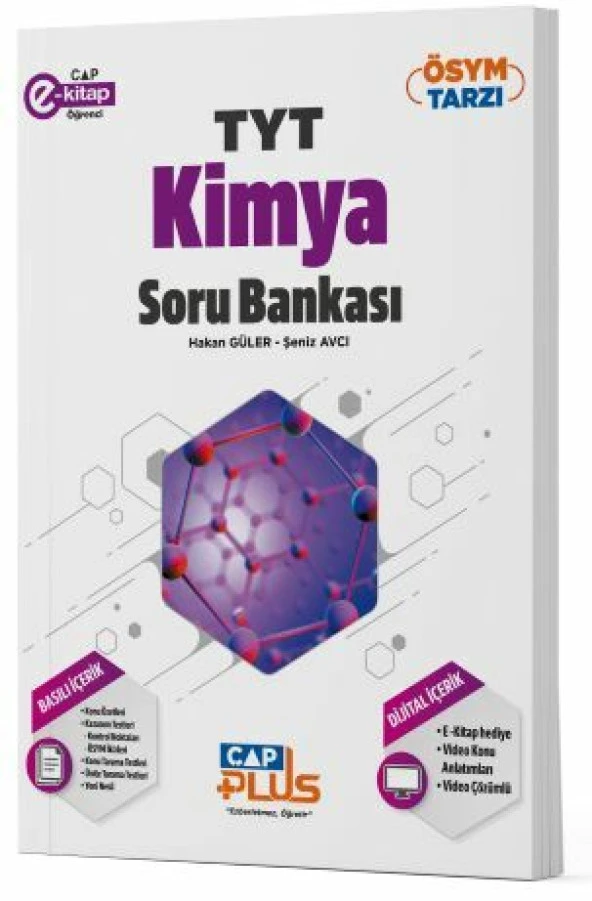 Çap Yayınları TYT Kimya Plus Soru Bankası ürün görseli 1