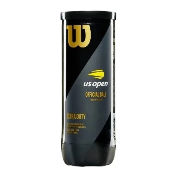 Wilson Us Open Tenis Topu Vakum Ambalajda 3'lü WRT106200 ürün görseli 1