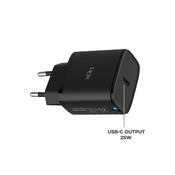 LinkTech C311 25W PD Type-C to Type-C Kablolu Şarj Aleti Set - Resim 2