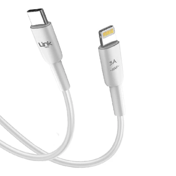 LinkTech C308 20W PD Type-C to Lightning Kablolu Şarj Aleti Set - Resim 3