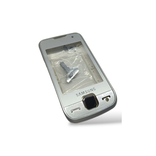 Samsung S5600 Kasa Samsung S5600 Uyumlu Beyaz Renk Orta Kasa Ön Arka Kapak Tuş Takımı ürün görseli 1