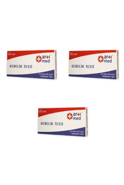 Artımed 3 Adet Erken Gebelik Testi ürün görseli 1